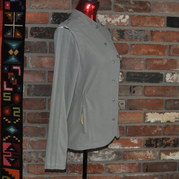 Adidas Gold Crown, 'RESPECT ME' by Missy Elliott Military Grey Track Jacket S - Picture 4 of 8